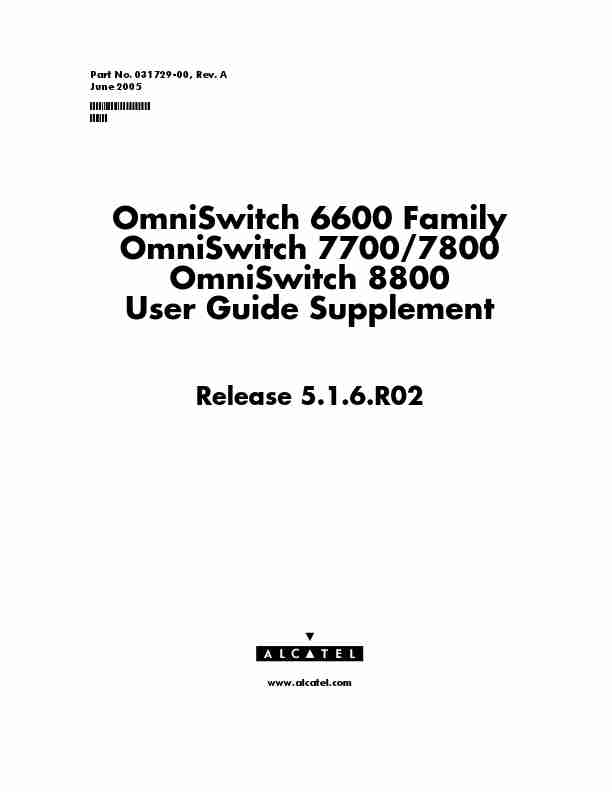 Alcatel Carrier Internetworking Solutions Switch 6600-page_pdf